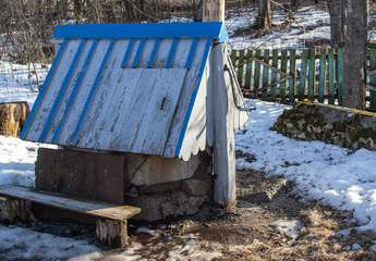 water well old rustic.