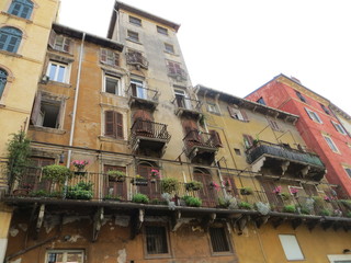 Painted houses in Florence