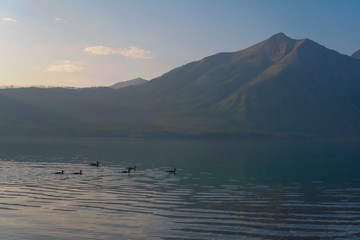 Fototapeta na wymiar Lake McDonald Glacier National Park 