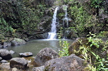 Waterfall in Hawaii, USA