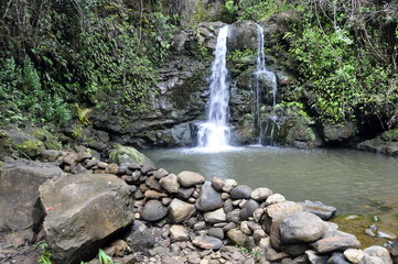 Waterfall in Hawaii, USA