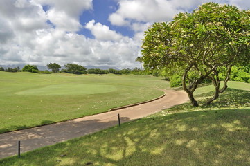 Golf Course in Kauai, Hawaii, USA