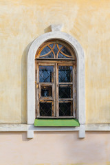 Fototapeta na wymiar Church window in a classical style. Architecture