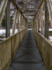 Stahlgitterbrücke