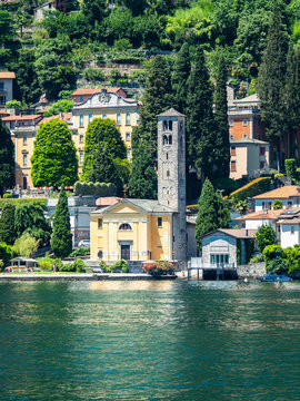 Italy, Lombardy, Lake Como, Carate Urio, townscape