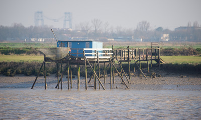 Cabane de pêcheur marais de Rochefort Charente Maritime France