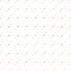 Seamless pattern with stars on white background. Vector illustration.