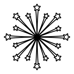 star burst circular icon