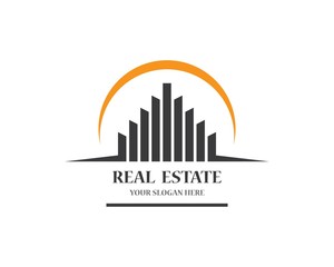 Fototapeta premium Real estate logo icon illustration