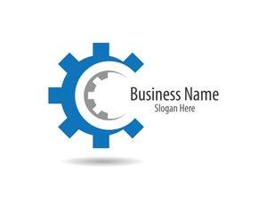 Gear machinery logo icon