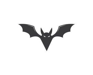 bat ilustration vector icon logo