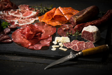 Assorted Italian cold cuts