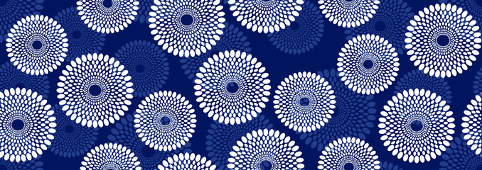 textile fashion, african print fabric, abstract seamless pattern, vector illustration file.