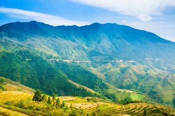 Fototapeta premium Mountain scenery in autumn