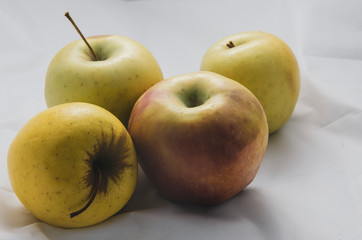 fresh golden apples