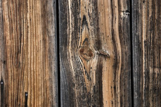 Old weathered wooden boards on wooden wall, Baden-Wurttemberg, Germany, Europe