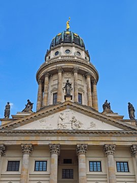 French cathedral at the Gendarmenmarkt, Berlin-Mitte, Berlin, Germany, Europe