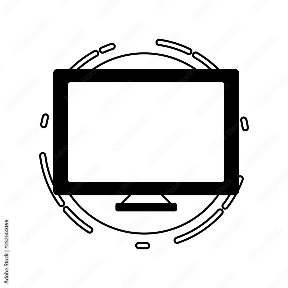 Poster computer monitor tech