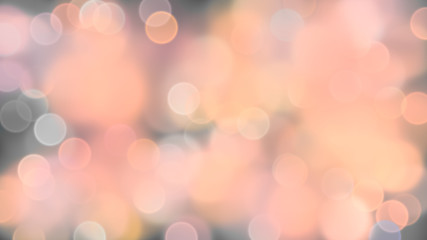 Abstract soft orange bokeh blur lights. Happy warm feeling. For product background usage.