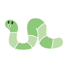 quirky hand drawn cartoon snake