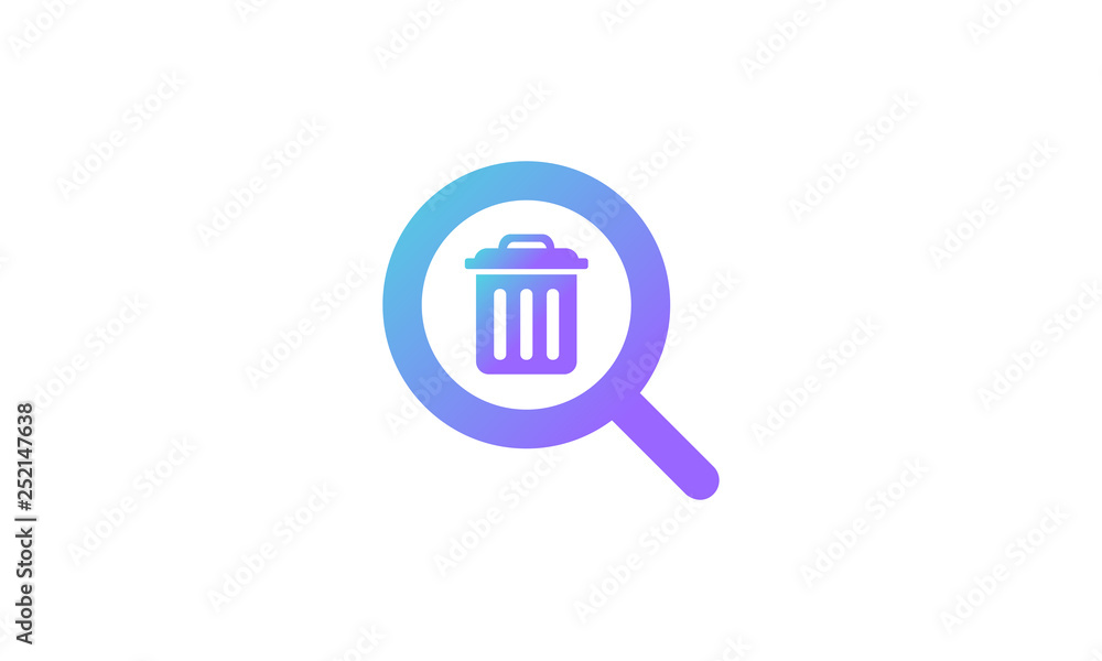 Poster vector icon. search and location icon concept. modern gradient style