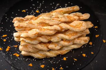 Cheese curds, cheese sticks, Kolach