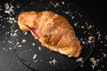 Ham Croissant, Cheese Sandwich Soft Buns. Bakery