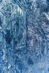 Icy glass natural pattern