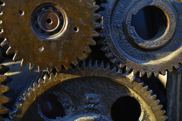 The machine gear device