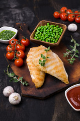 Fried chicken breast