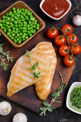 Fried chicken breast