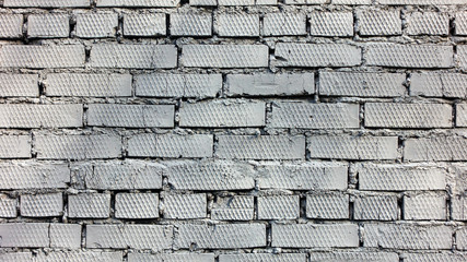 brick wall white close-up