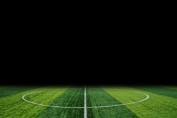 Obraz premium soccer field with a ball
