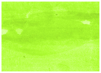 Green hand painted watercolor background. Watercolor wash paper texture.