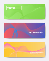 Obraz premium Modern banner background, abstract digital design for social media covers