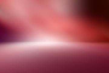 perspective floor backdrop red room studio with light red gradient spotlight backdrop background for display your product or artwork 
