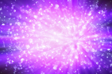 white bokeh blur background  Circle light on purple background / abstract light background