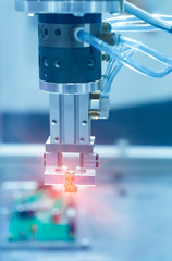 soldering iron tips of robotic system for automatic point soldering for printed and assembly...