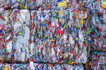 bottle pet plastic prepare to recycle
