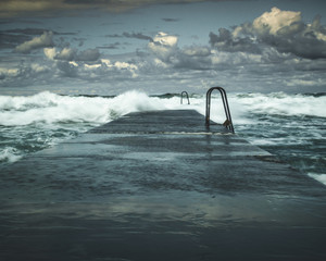 windy baltic sea