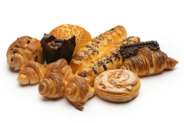bakery flat lay