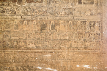 The ancien of mural painting in Payathonzu, Bagan, Myanmar (Burma)