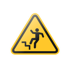 staircases warning sign