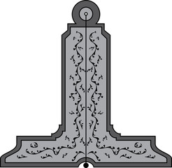 Masonic symbol of Senior Warden for Blue Lodge Freemasonry