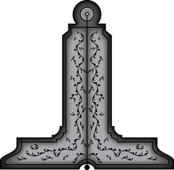 Masonic symbol of Senior Warden for Blue Lodge Freemasonry