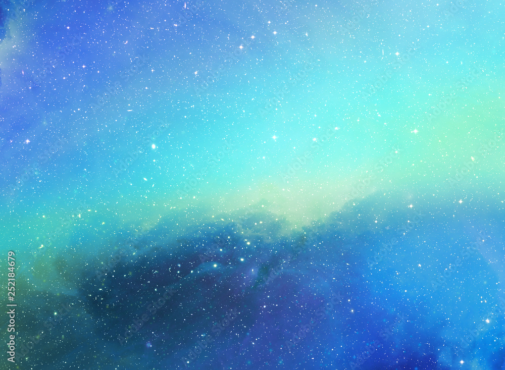 Wall mural holi abstract space background