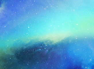 Holi abstract space background