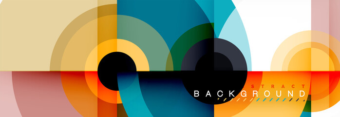 Abstract background circle design
