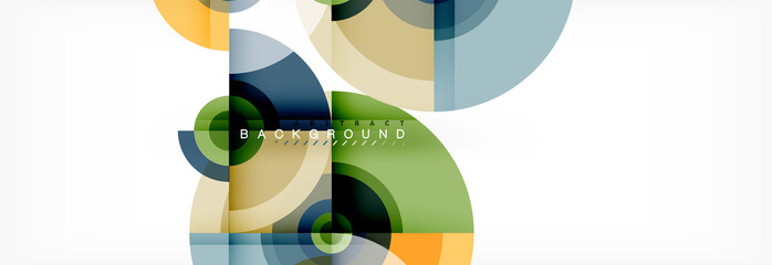 Modern circle background