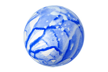 Colorful Easter Egg isolated on white